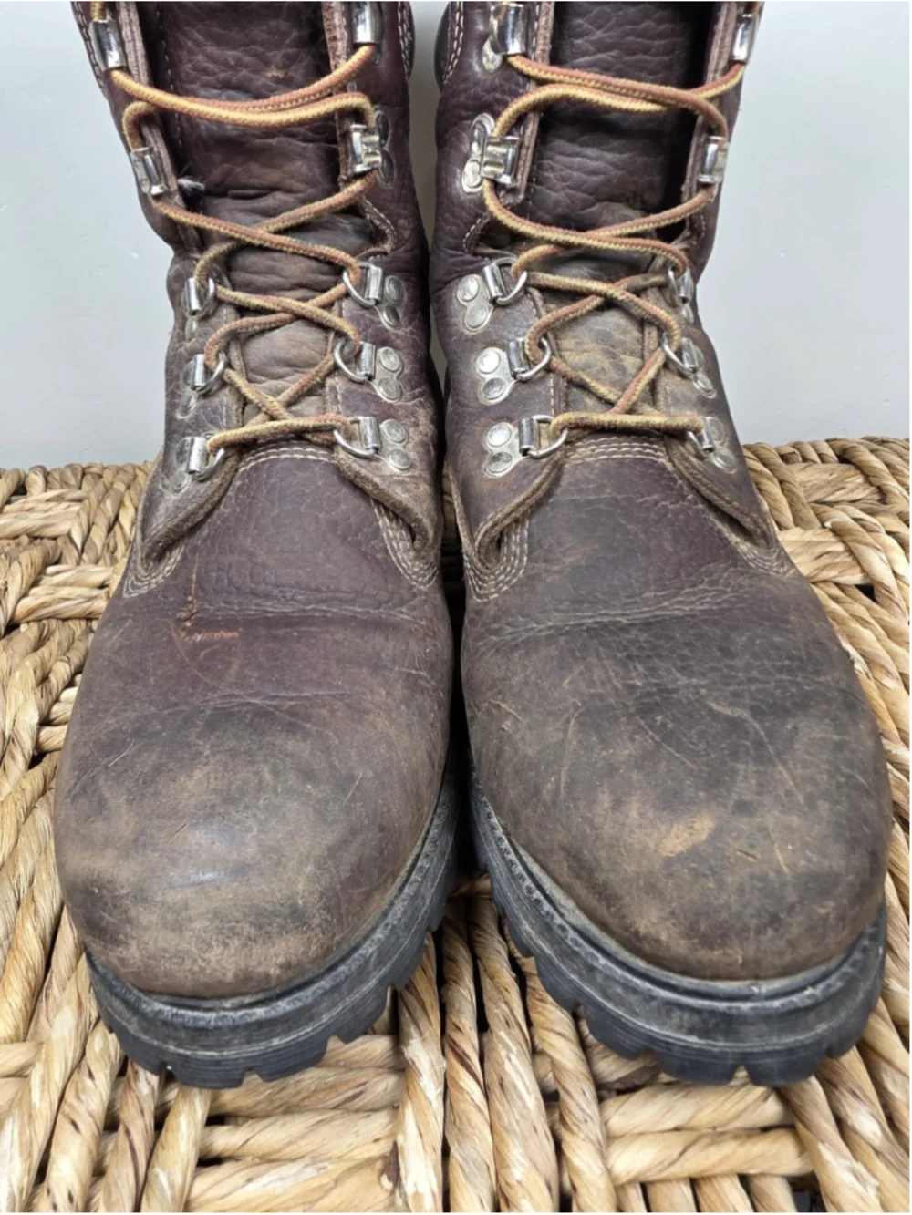 Vintage Timberland 10284 Super Boot 40 Below 7.5W USA Vibram Iditarod Leather